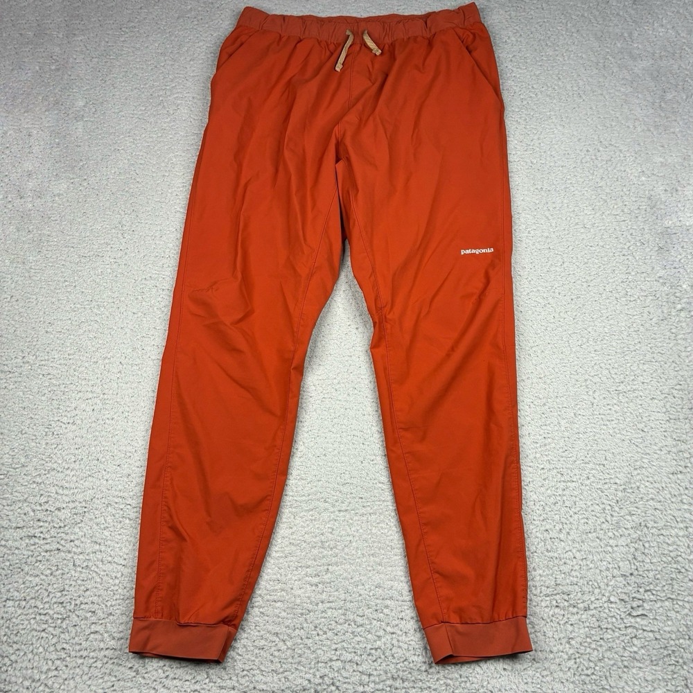 Patagonia Terrebonne Joggers Men's L Orange Athletic Hiking Trail Pants 24540